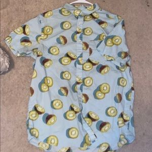 Cute blue kiwi burn up shirt